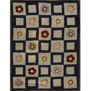 American Hooked Rug #20-13029